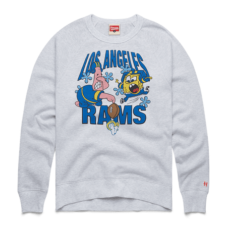 SpongeBob SquarePants and Patrick x LA Rams Crewneck Sweatshirt - Paramount Shop