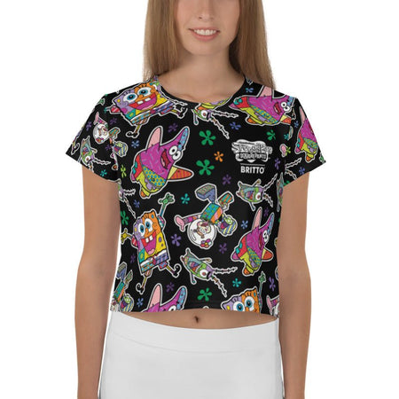 SpongeBob SquarePants Britto Crop Top T - Shirt - Paramount Shop