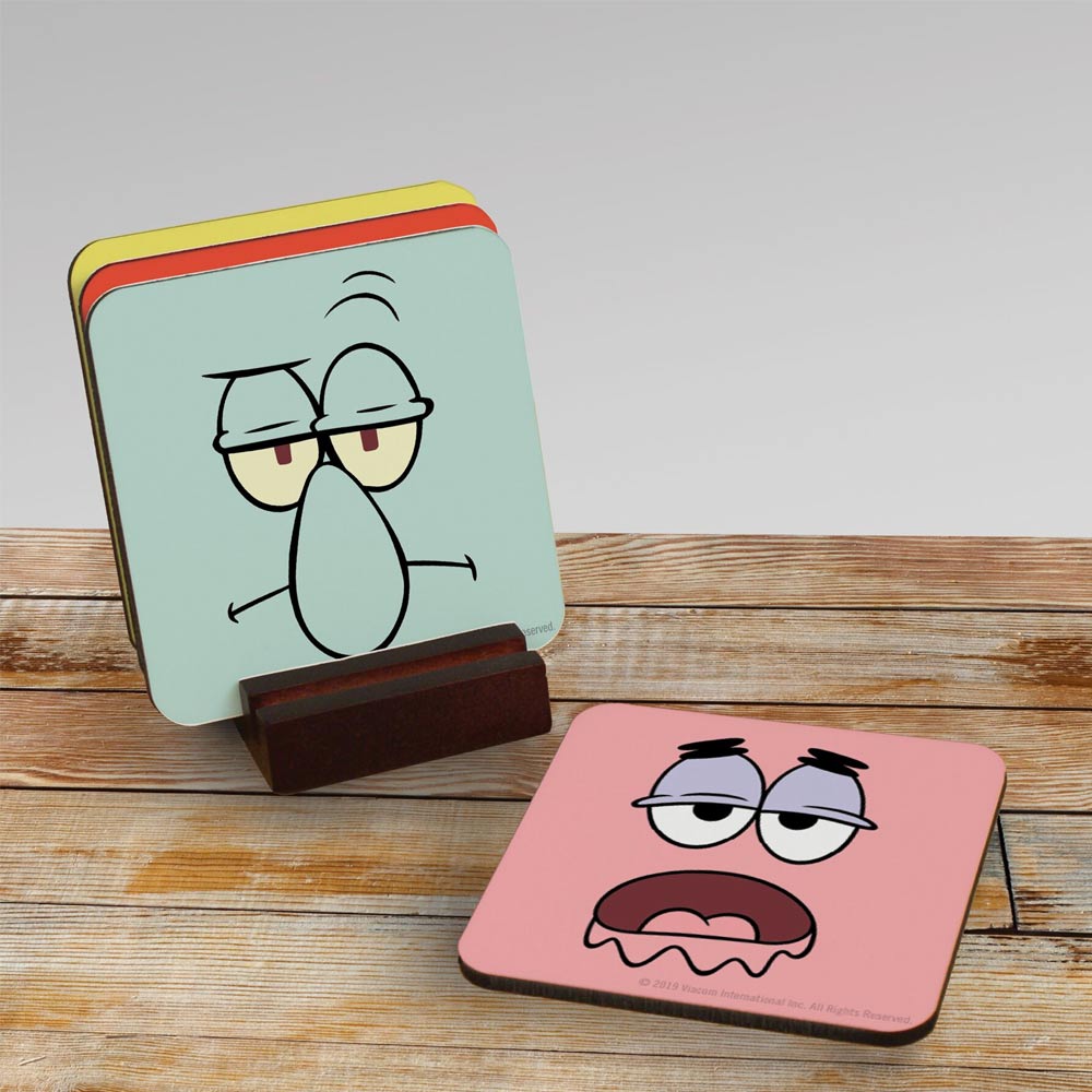 SpongeBob SquarePants Character Coasters - Set of 4 - Paramount Shop