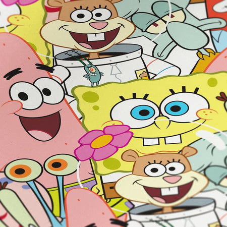 SpongeBob SquarePants Characters Wrapping Paper - Paramount Shop