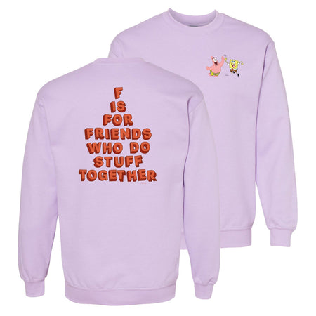 SpongeBob SquarePants Do Stuff Together Crew Neck Sweatshirt - Paramount Shop