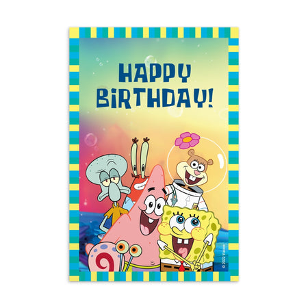 SpongeBob SquarePants Happy Birthday Card - Paramount Shop