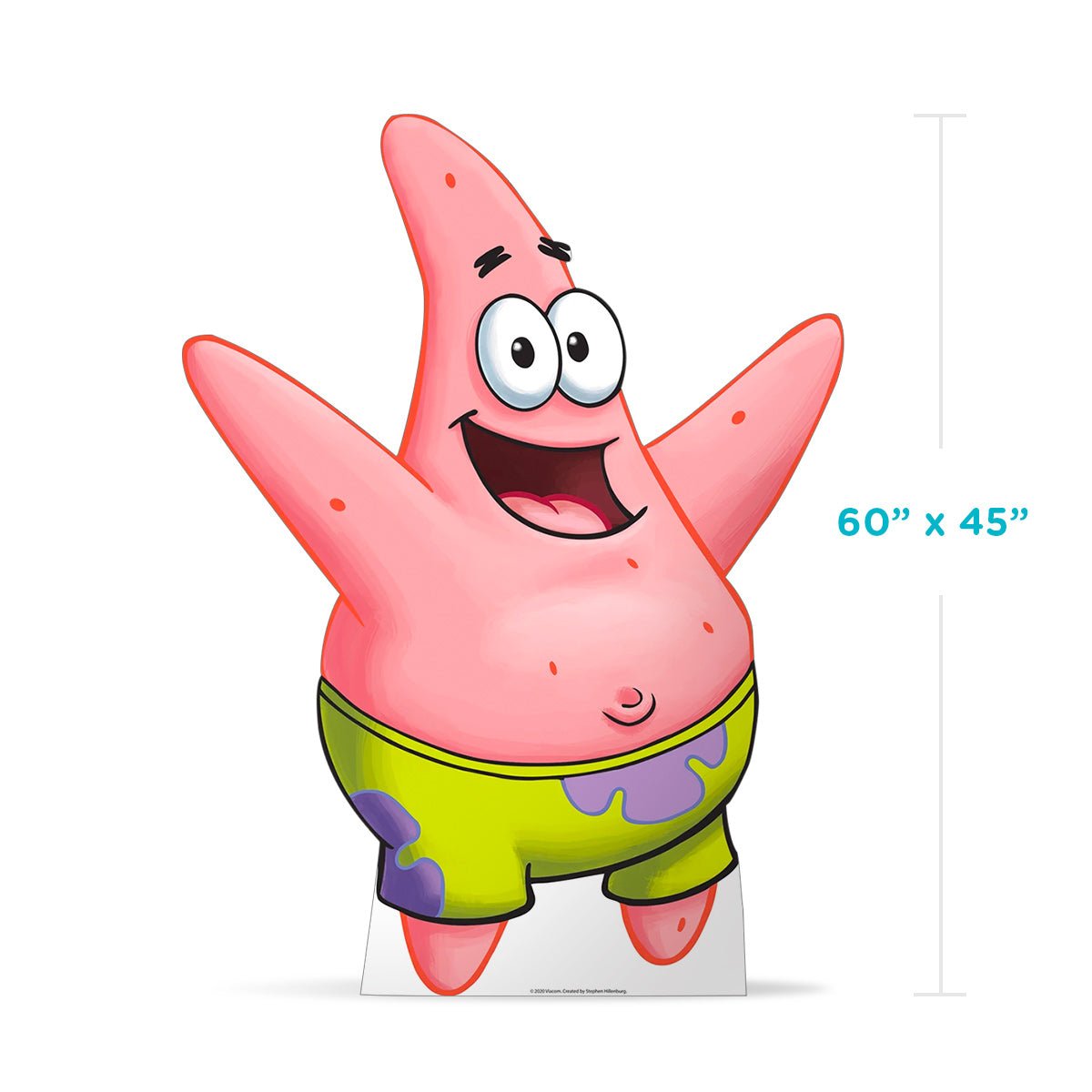 SpongeBob SquarePants Patrick Life - Sized Cardboard Cutout Standee - Paramount Shop