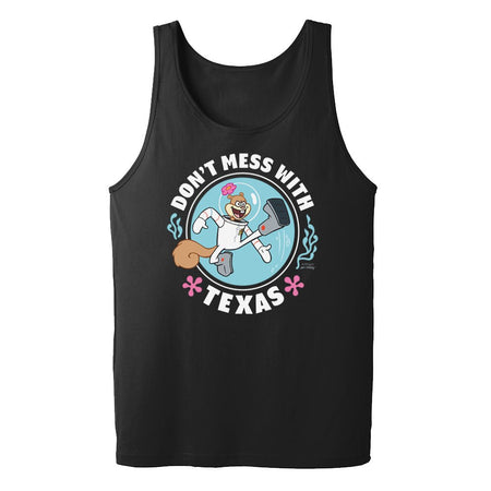 SpongeBob SquarePants Sandy Cheeks Don't Mess With Texas Adult Tank Top - Paramount Shop