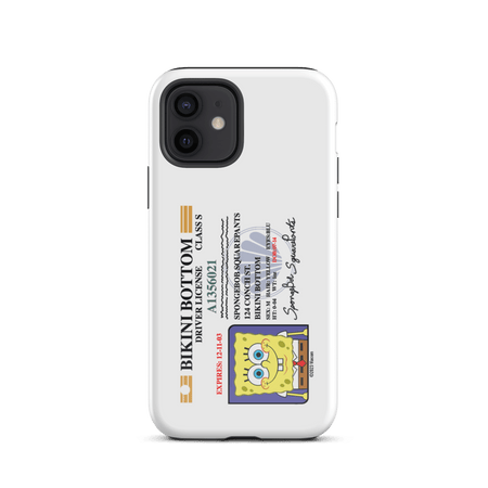 SpongeBob SquarePants SpongeBob Driver's License Tough Phone Case - iPhone - Paramount Shop