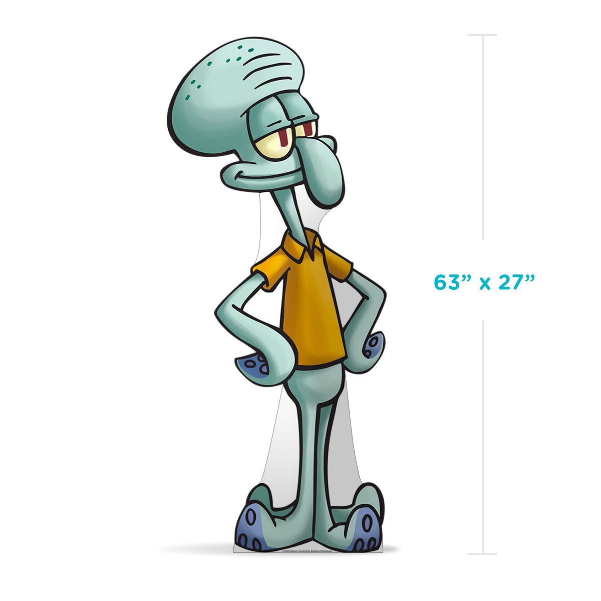 SpongeBob SquarePants Squidward Life - Sized Cardboard Cutout Standee - Paramount Shop