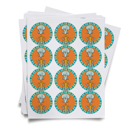 SpongeBob SquarePants Squidward Stickers - Paramount Shop