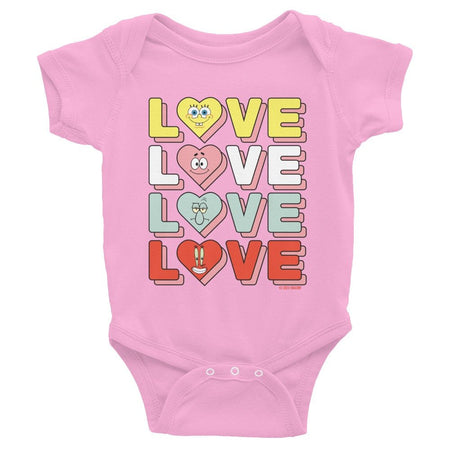 SpongeBob SquarePants Stacked Love Baby Bodysuit - Paramount Shop