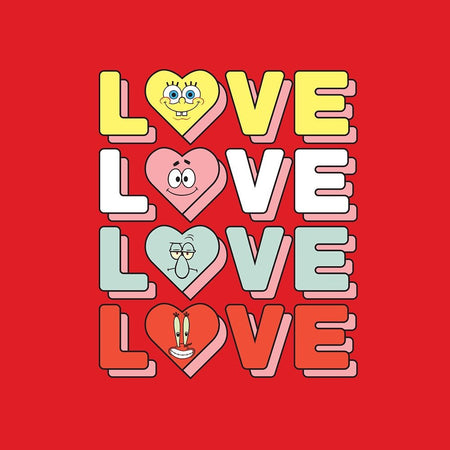 SpongeBob SquarePants Stacked Love Greeting card - Paramount Shop