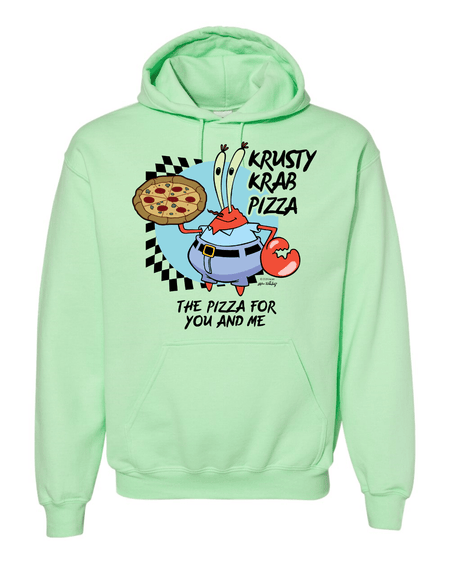 SpongeBob SquarePants The Krusty Krab Pizza Pastel Hooded Sweatshirt - Paramount Shop