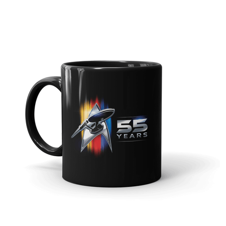 Star Trek 55th Anniversary Black Mug - Paramount Shop