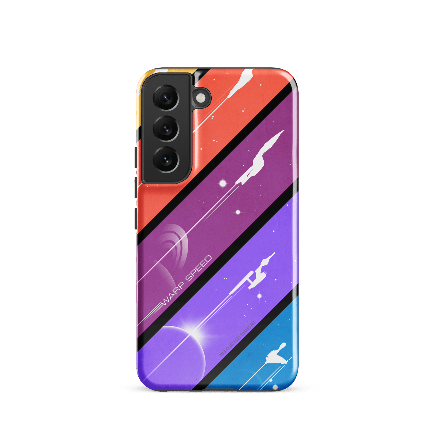 Star Trek Color Block Warp Speed Tough Phone Case - Samsung - Paramount Shop