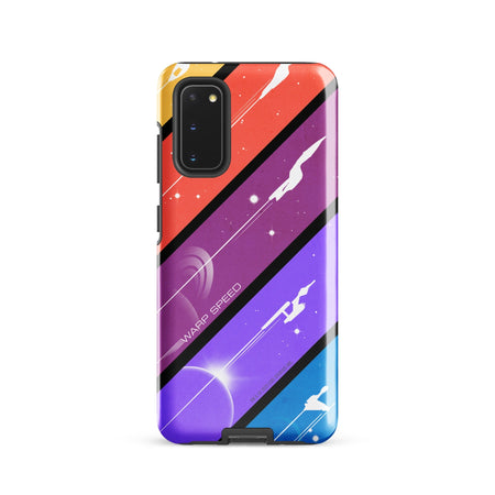 Star Trek Color Block Warp Speed Tough Phone Case - Samsung - Paramount Shop