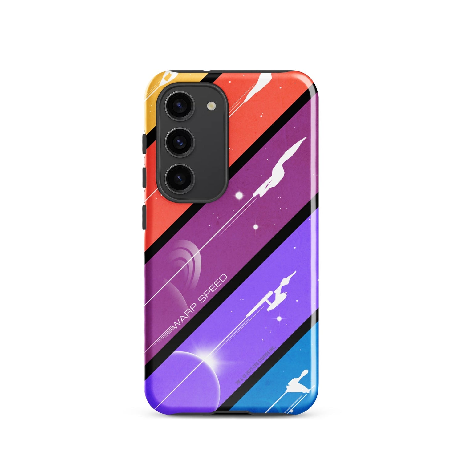 Star Trek Color Block Warp Speed Tough Phone Case - Samsung - Paramount Shop