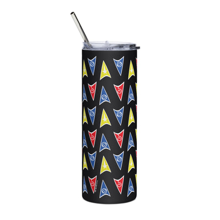 Star Trek Delta Stainless Steel Tumbler with Straw - Paramount Shop