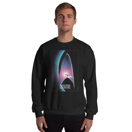 Star Trek: Generations Delta Logo Fleece Crewneck Sweatshirt - Paramount Shop