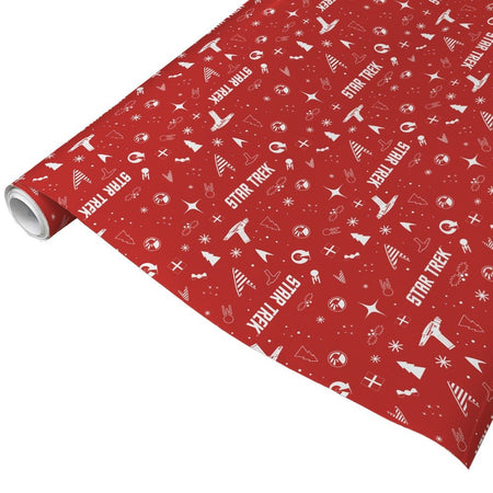 Star Trek Holiday Icons Wrapping Paper - Paramount Shop