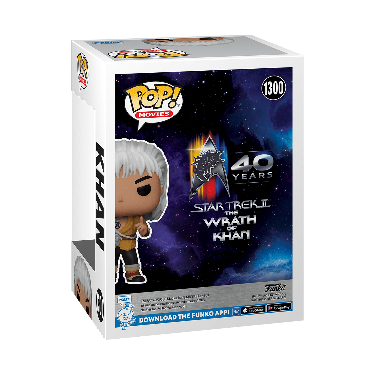 Star Trek II: The Wrath of Khan Funko POP! Exclusive - 40th Anniversary Limited Edition Figure - Paramount Shop