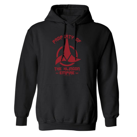 Star Trek Klingon Property Of Fleece Hooded Sweatshirt - Paramount Shop