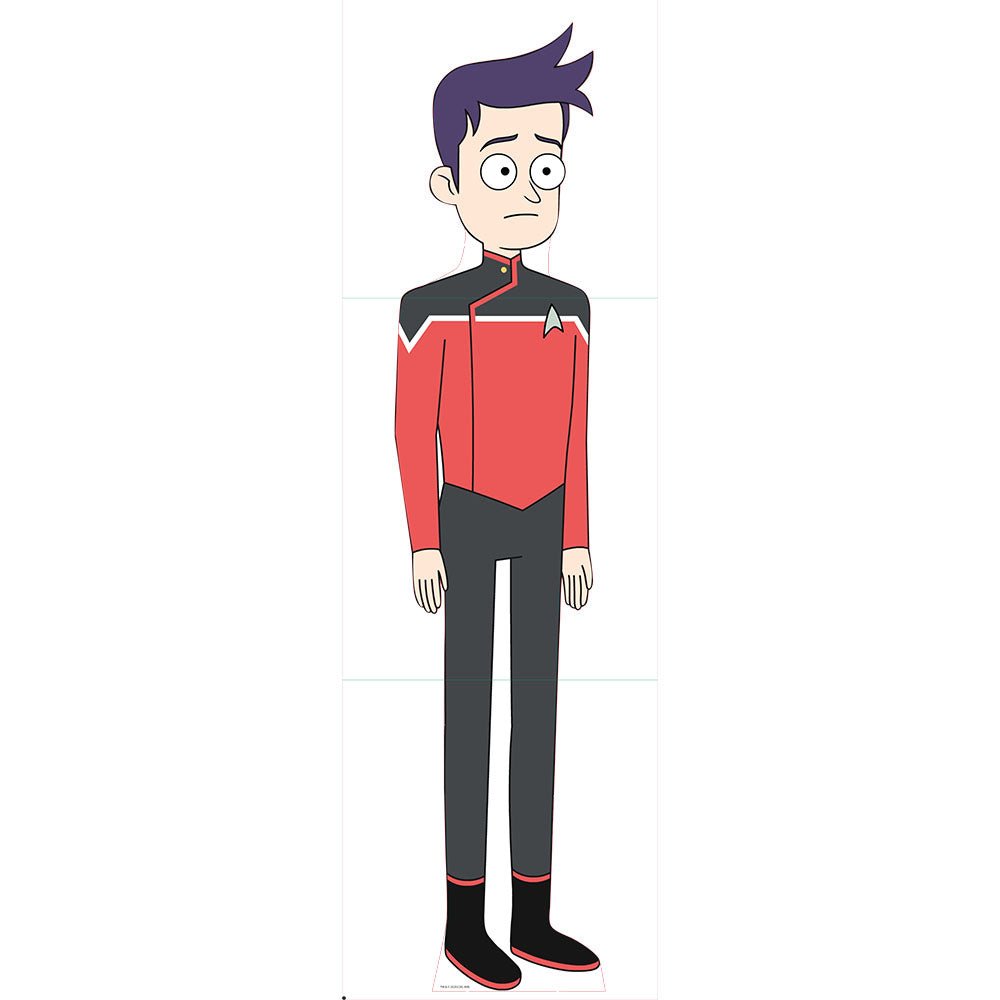 Star Trek: Lower Decks Brad Boimler Life - Sized Cardboard Cutout Standee - Paramount Shop