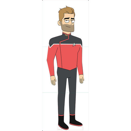 Star Trek: Lower Decks Jack Ransom Life - Sized Cardboard Cutout Standee - Paramount Shop