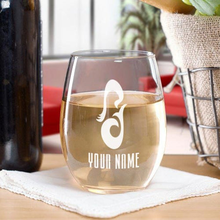 Star Trek: Picard La Sirena Personalized Laser Engraved Stemless Wine Glass - Paramount Shop