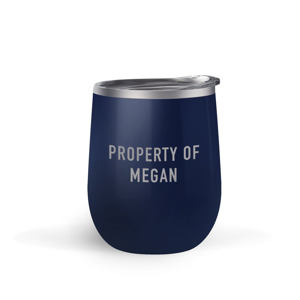 Star Trek: Picard Property of Personalized Double Sided 12 oz Stainless Steel Wine Tumbler - Paramount Shop