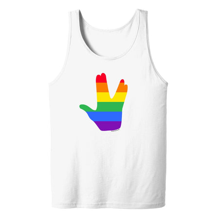 Star Trek Pride Vulcan Salute Adult Tank Top - Paramount Shop