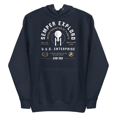 Star Trek Semper Exploro Adult Hoodie - Paramount Shop