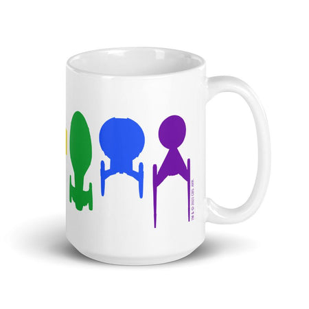 Star Trek Ships of the Line Pride White Mug - Paramount Shop