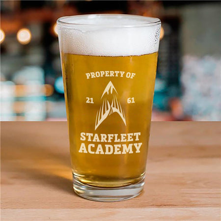 Star Trek Starfleet Academy Flying Phoenix Delta Pint Glass - Paramount Shop