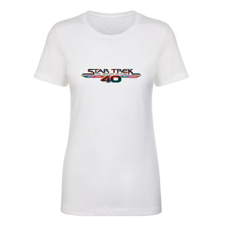 Star Trek: The Motion Picture 40th Anniversary Logo Women's Short Sleeve T - Shirt - Paramount Shop