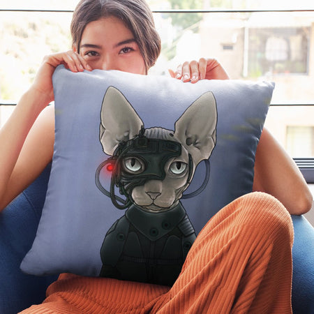 Star Trek: The Next Generation Borg Cat Pillow - 16" x 16" - Paramount Shop