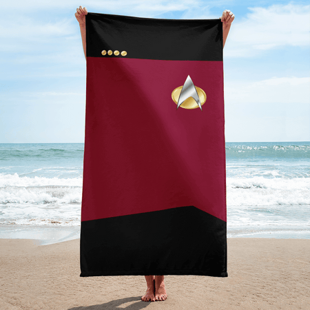 Star Trek: The Next Generation Command Uniform Beach Towel - Paramount Shop