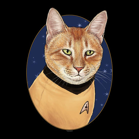 Star Trek: The Original Series Cat Captain Kirk Sherpa Blanket - Paramount Shop