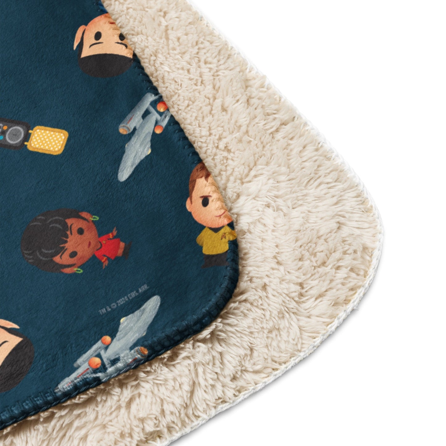 Star Trek: The Original Series Chibi Sherpa Blanket - Paramount Shop