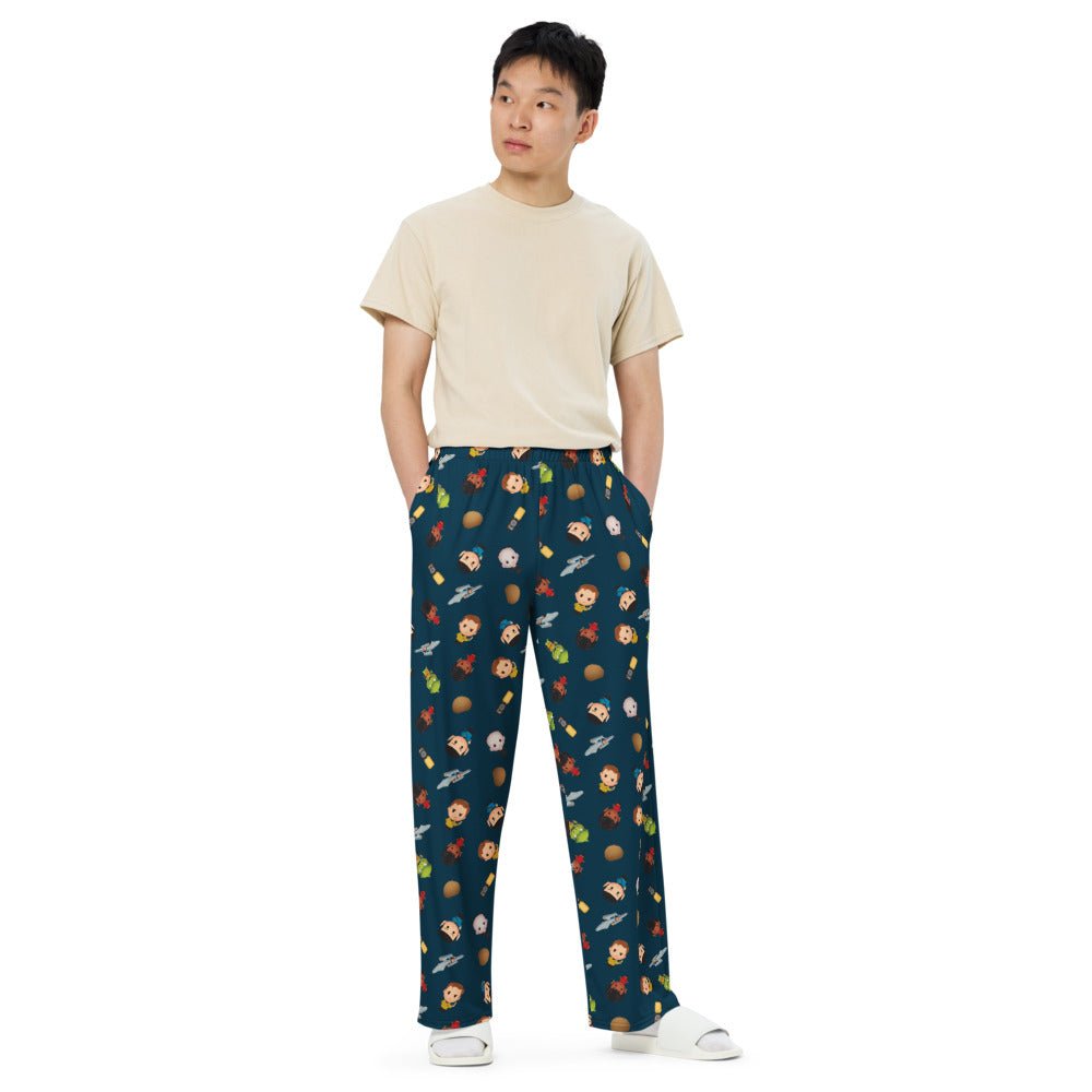 Star Trek: The Original Series Chibi Unisex Wide Leg Pants - Paramount Shop