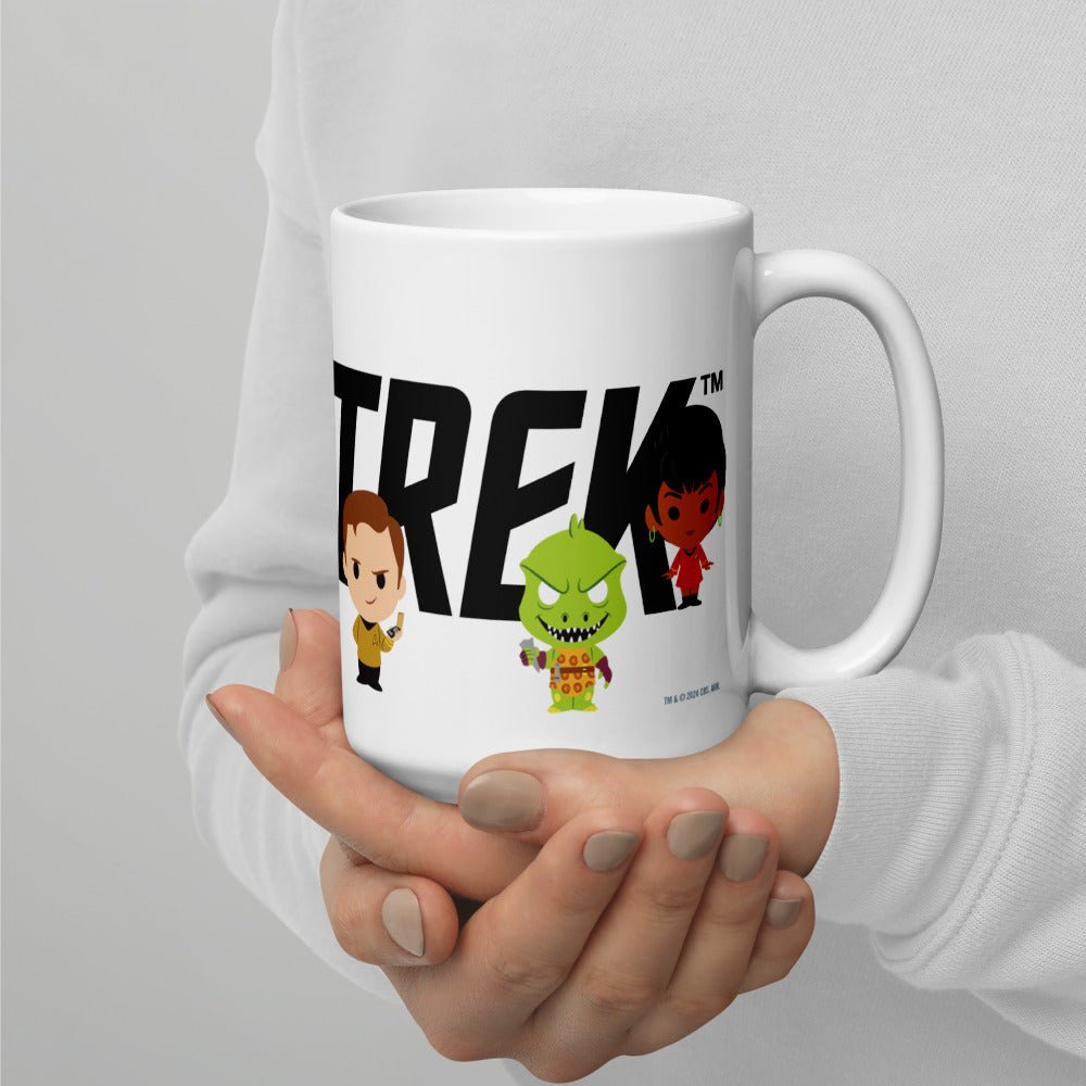 Star Trek: The Original Series Chibi White Mug - Paramount Shop