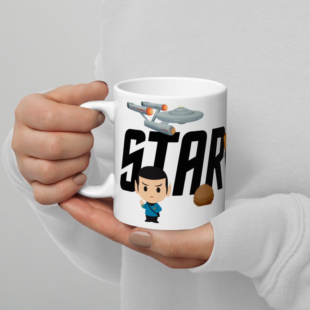 Star Trek: The Original Series Chibi White Mug - Paramount Shop