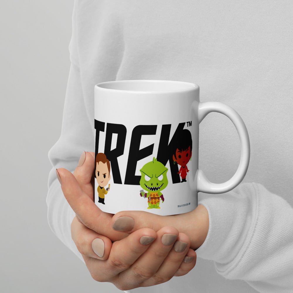 Star Trek: The Original Series Chibi White Mug - Paramount Shop