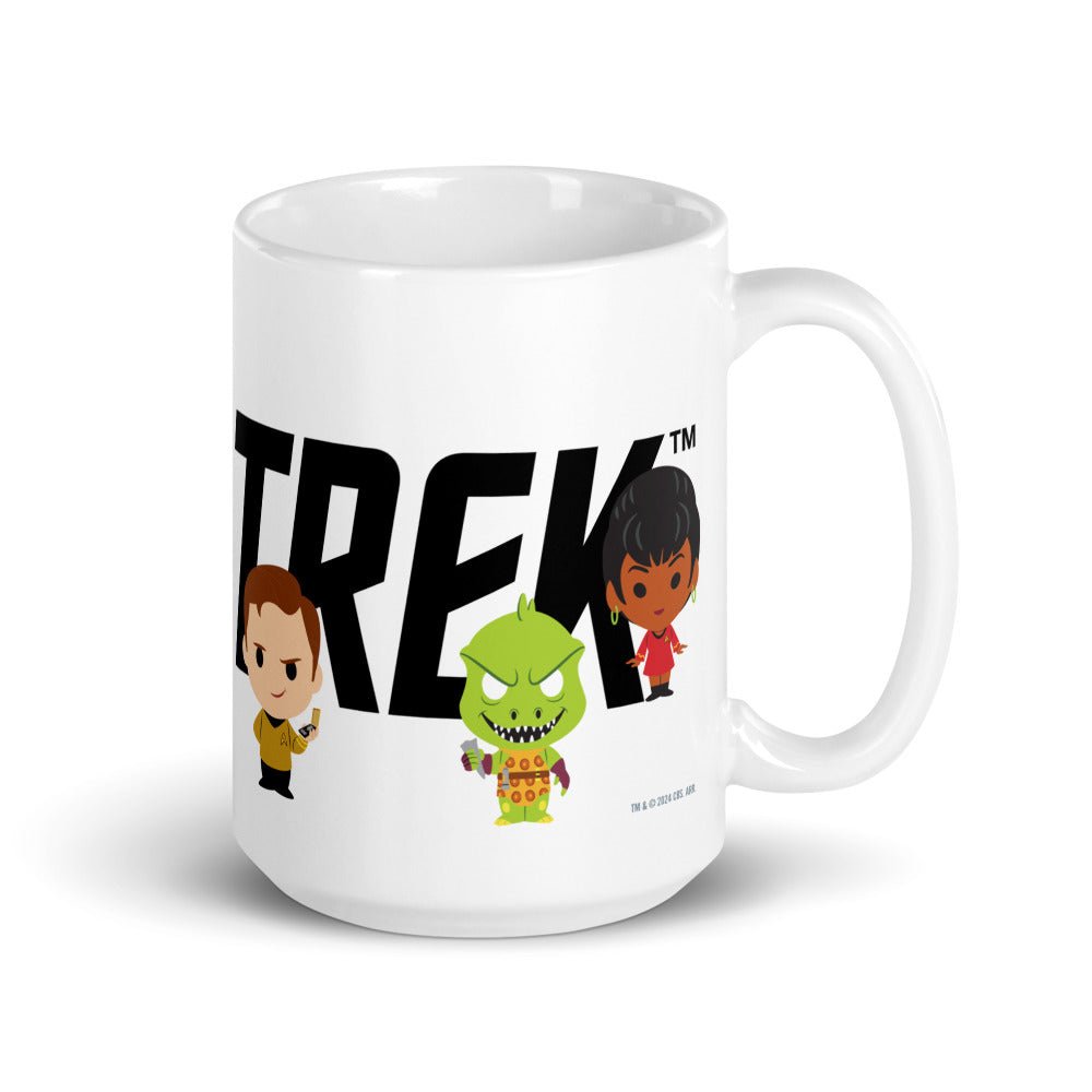 Star Trek: The Original Series Chibi White Mug - Paramount Shop