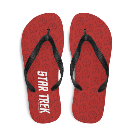 Star Trek: The Original Series Delta Pattern Adult Flip Flops - Paramount Shop