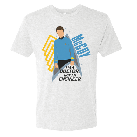 Star Trek: The Original Series McCoy Men's Tri - Blend T - Shirt - Paramount Shop