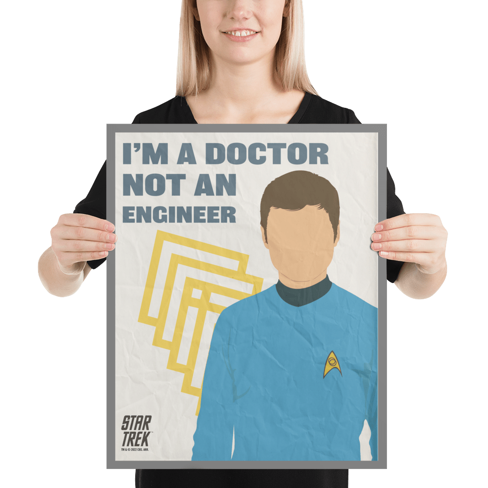 Star Trek: The Original Series McCoy Premium Matte Paper Poster - Paramount Shop