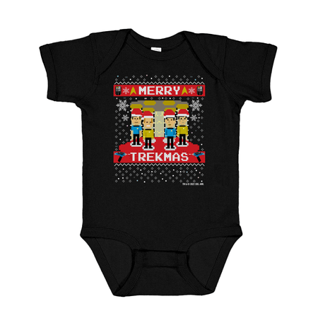 Star Trek: The Original Series Merry Trekmas Baby Bodysuit - Paramount Shop