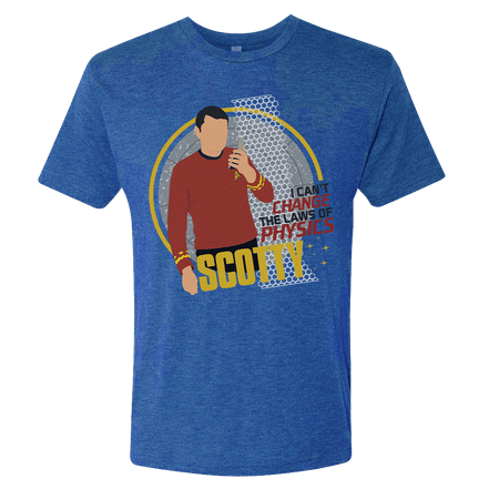 Star Trek: The Original Series Scotty Men's Tri - Blend T - Shirt - Paramount Shop