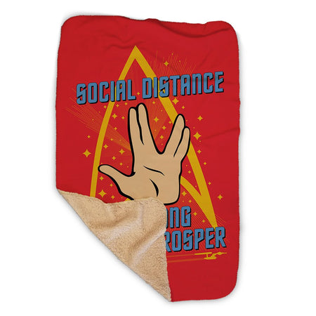 Star Trek: The Original Series Social Distance Sherpa Blanket - Paramount Shop