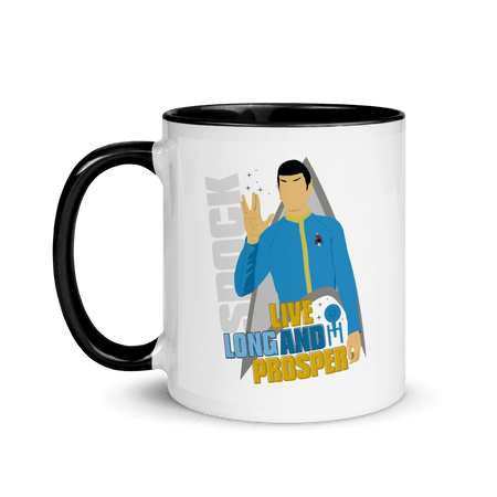 Star Trek: The Original Series Spock Live Long and Prosper Two - Tone Mug - Paramount Shop