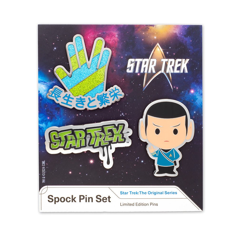 Star Trek: The Original Series Spock Pin Set - Paramount Shop