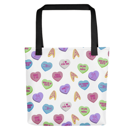 Star Trek Valentine's Day Hearts Premium Tote Bag - Paramount Shop